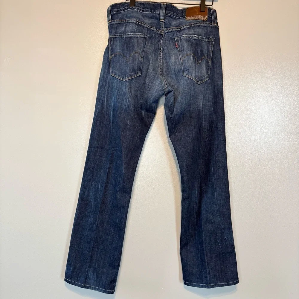 Levi’s Capital E Men’s 33 Hesher Regular Straight Distressed Jeans Made in USA